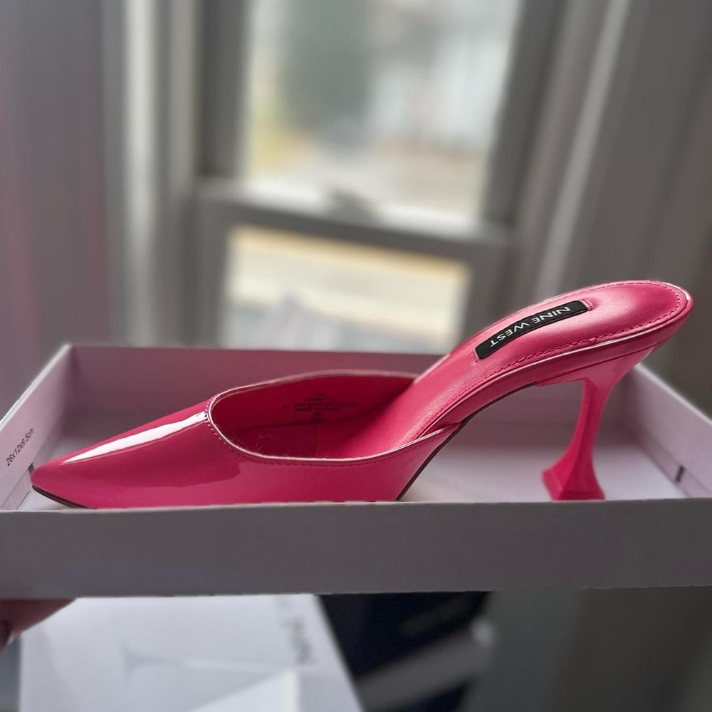 Nine West Women's Pink Mules